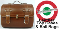 Yelcome Leather Top Cases and Roll Bags for Piaggio Vespa PX LX LXV GTS GTV